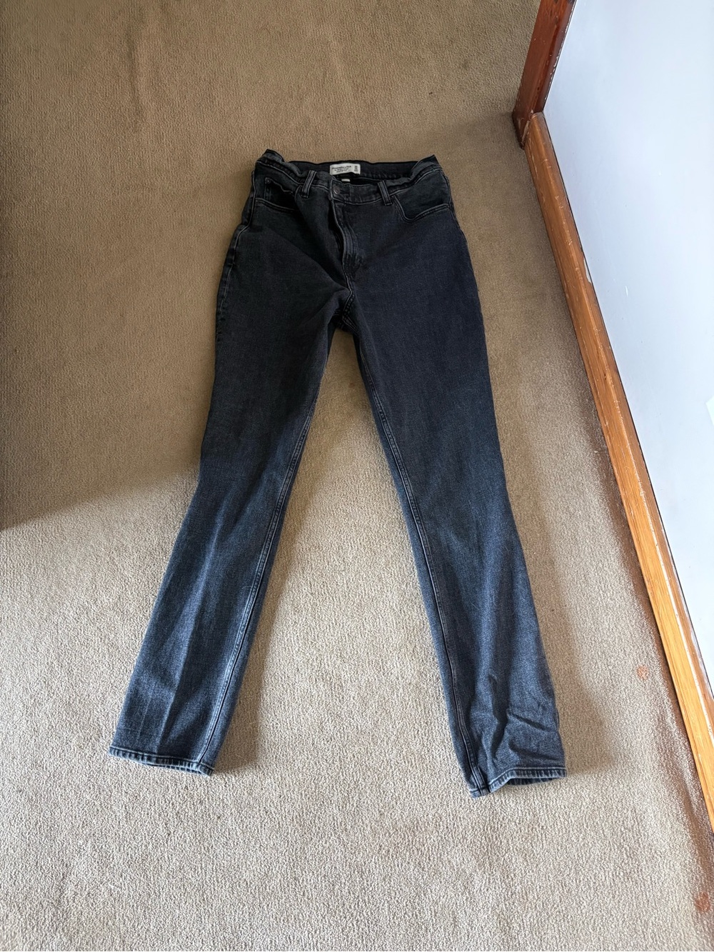 Abercrombie & Fitch Curve Love Women's Black Skinny Jeans